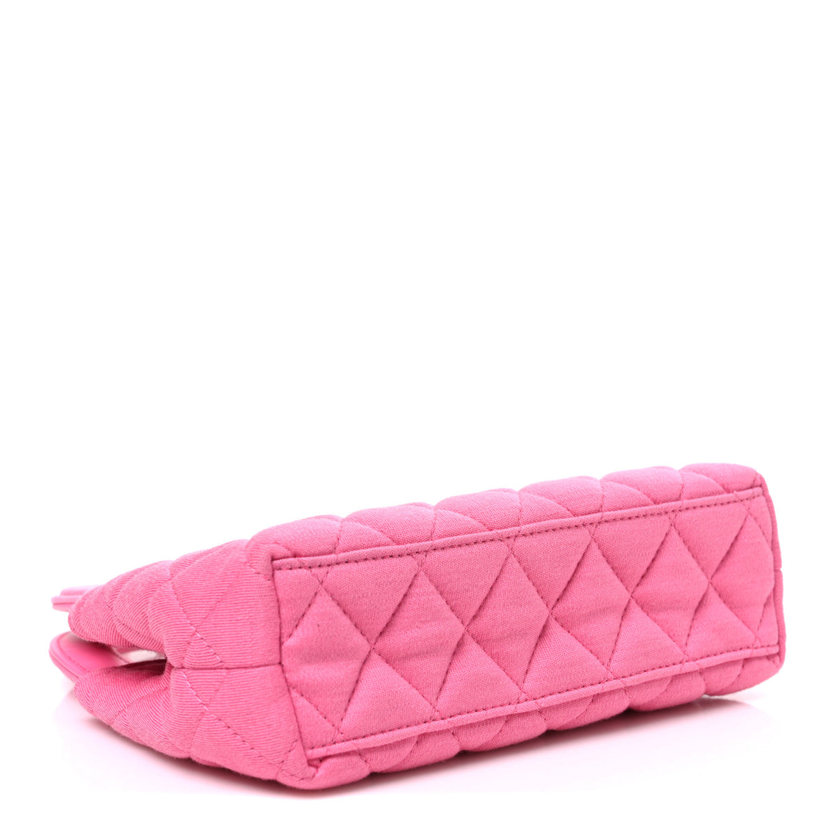 Chanel Jersey Quilted Nano Kelly Shopper Pink 4 of 10