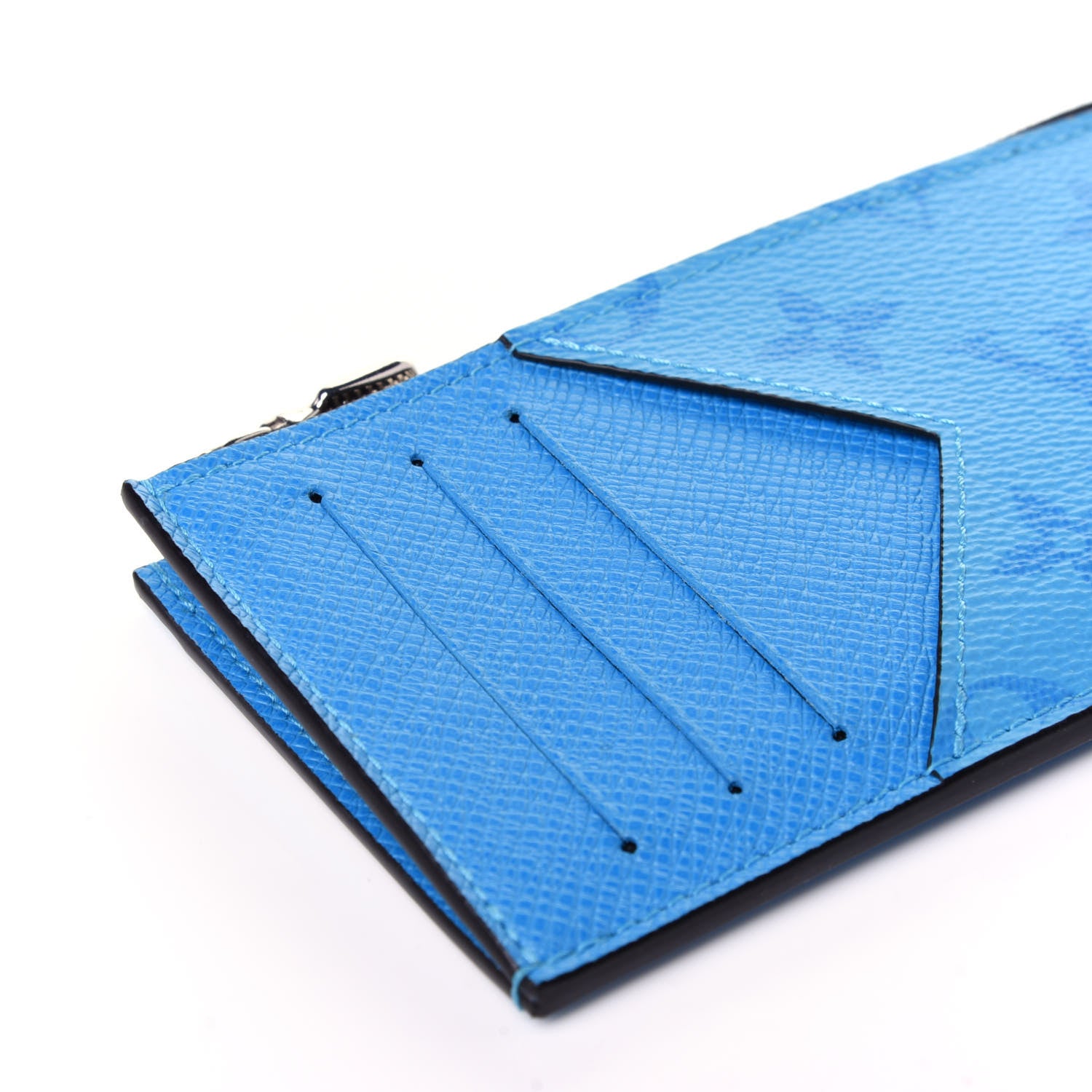 Louis Vuitton Taigarama Coin Card Holder Blue Lagoon 7 of 9