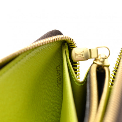 Louis Vuitton Monogram Clemence Wallet Acid Yellow 7 of 7