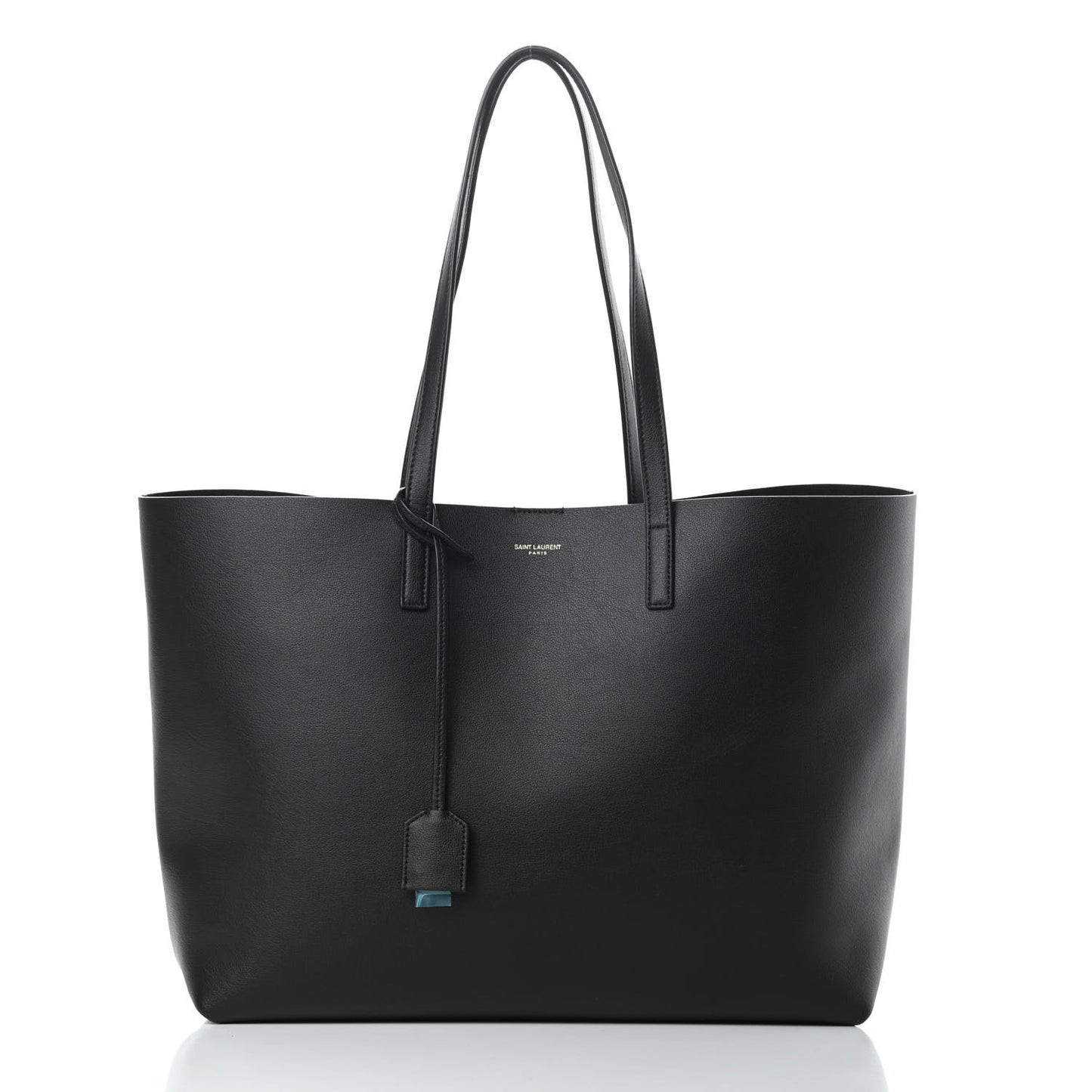 Calfskin Large Shopping Tote Black