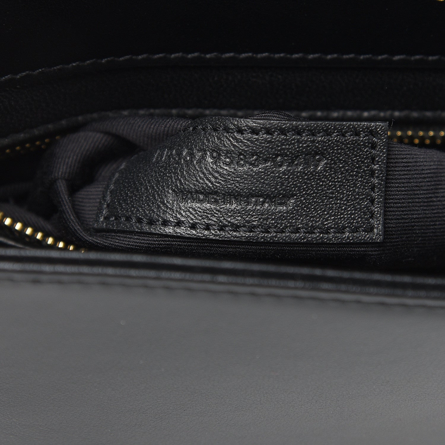 Saint Laurent Calfskin Quilted Y Joan Satchel Black 7 of 13