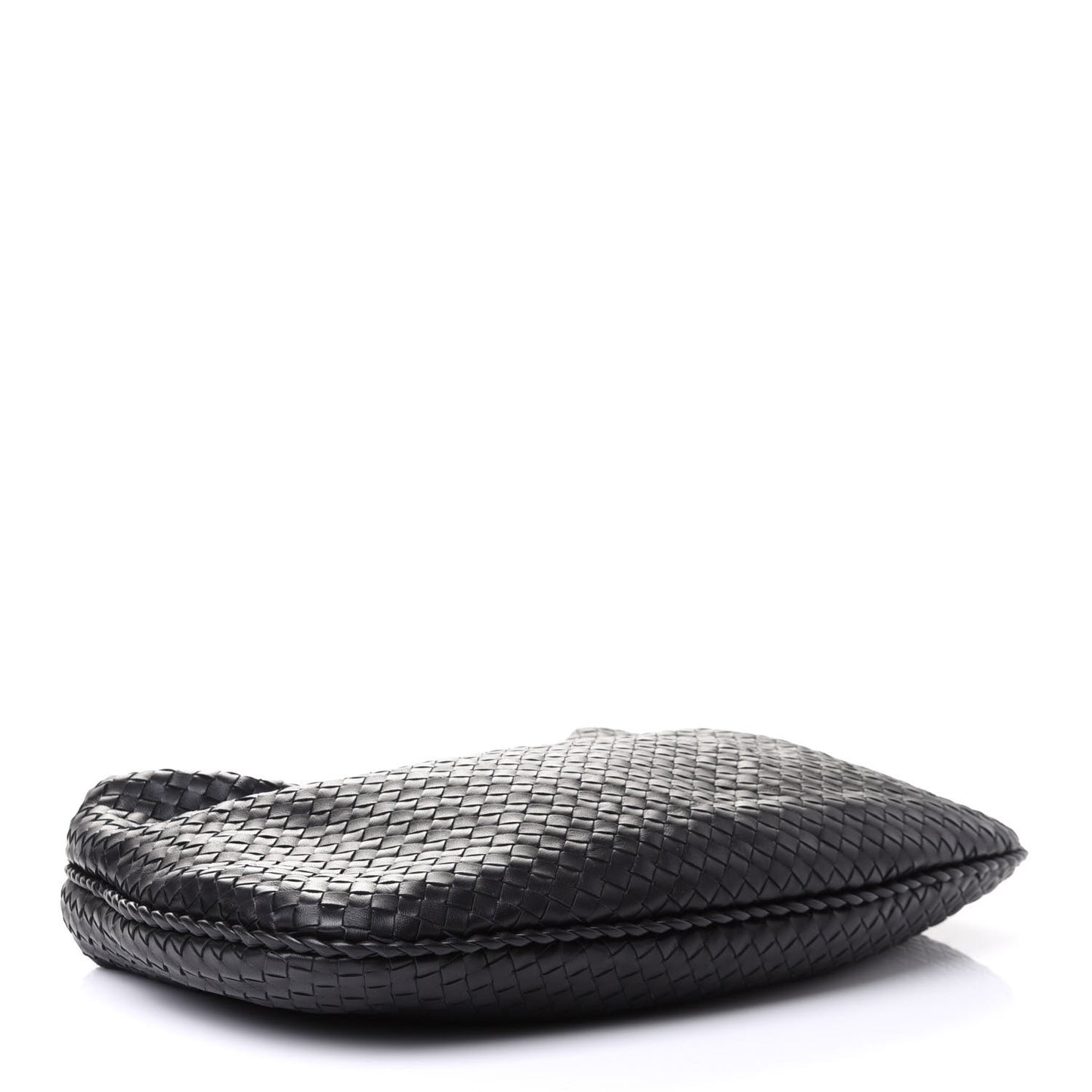 Nappa Intrecciato Large Veneta Hobo Black