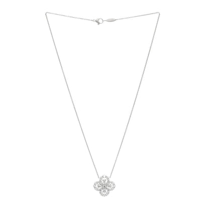 Harry Winston Platinum Diamond Full Loop Pendant Necklace 3 of 7