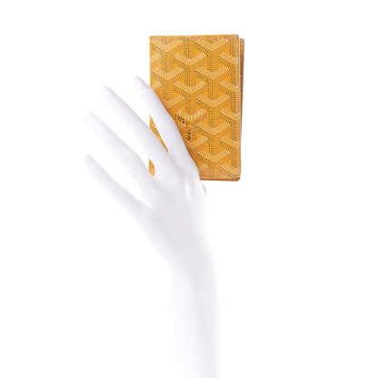Goyard Goyardine Saint Pierre Card Holder Yellow 2 of 8