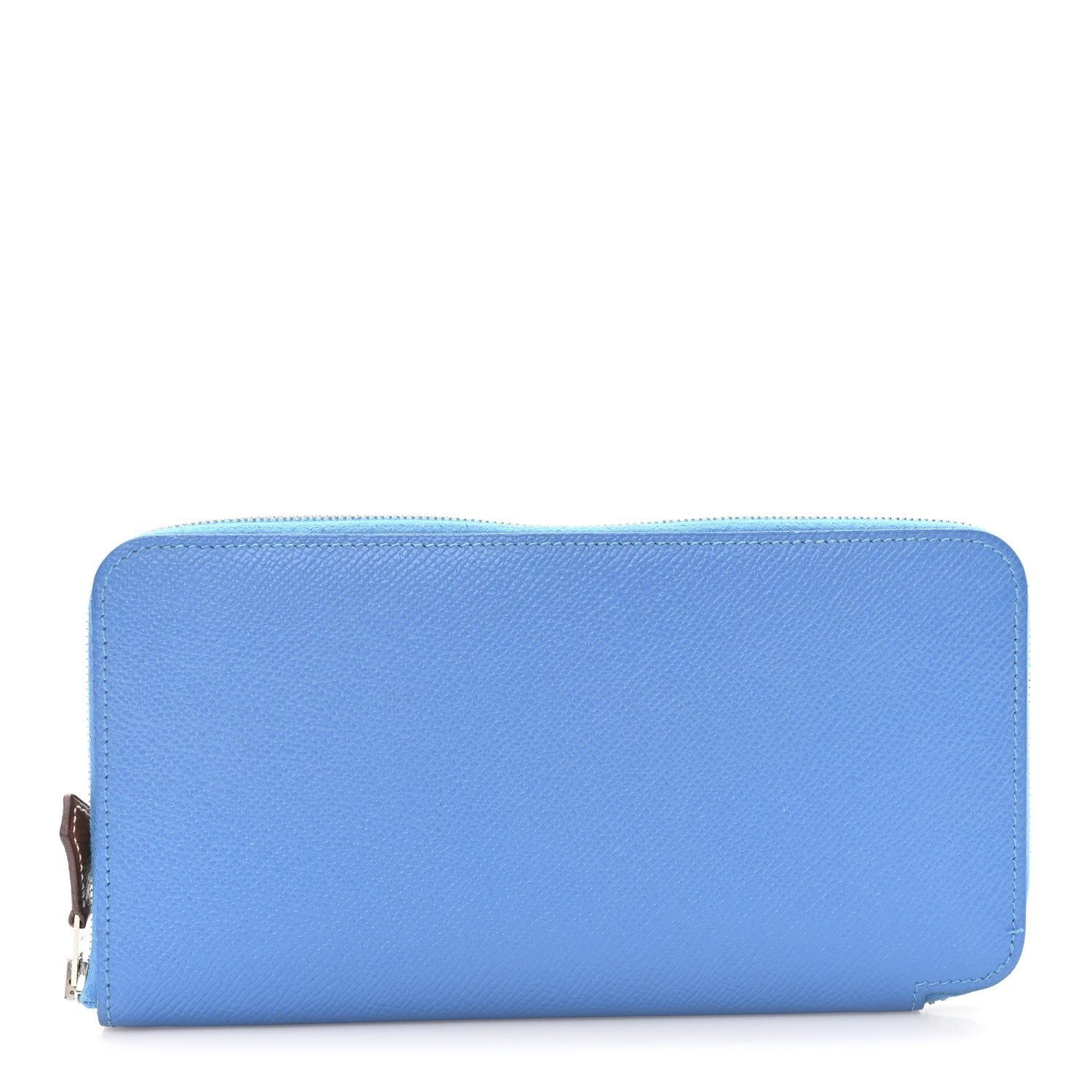 Hermes Epsom Silk'In Wallet Blue Izmir 1 of 9
