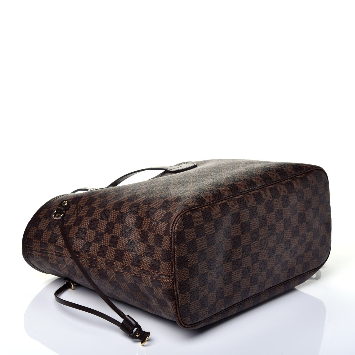 Louis Vuitton Damier Ebene Neo Neverfull MM Rose Ballerine 4 of 14