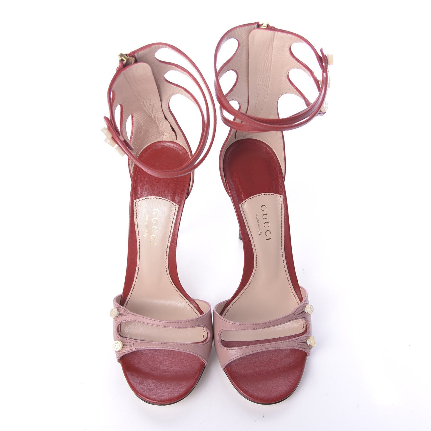 Malaga Kid Aneta Sandals 36 Carmine Rose Hibiscus Red