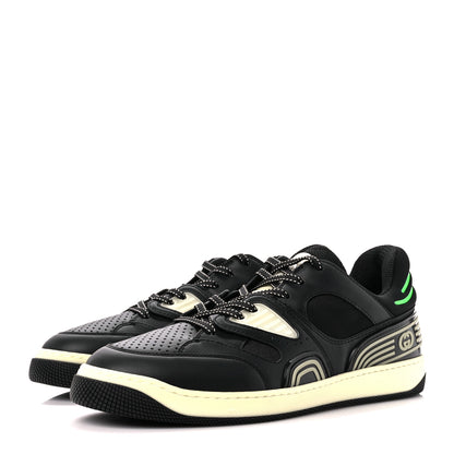Gucci Demetra Glow in the Dark Mens Basket Low Top Sneakers 9.5 Black 3 of 10
