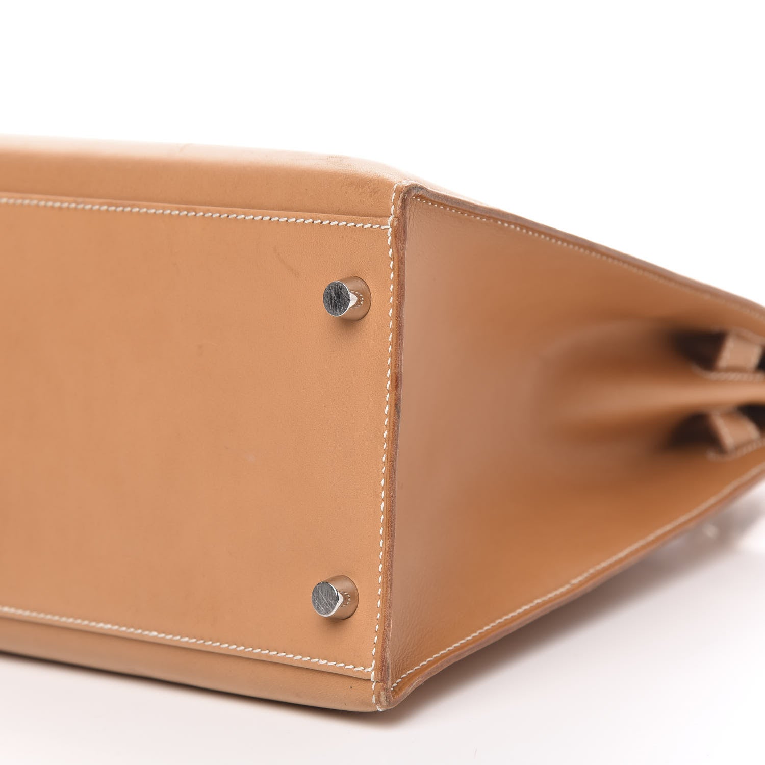 Hermes Vache Natural Kelly Sellier 35 10 of 17