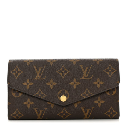 Louis Vuitton Monogram Sarah Wallet NM Coquelicot 1 of 6