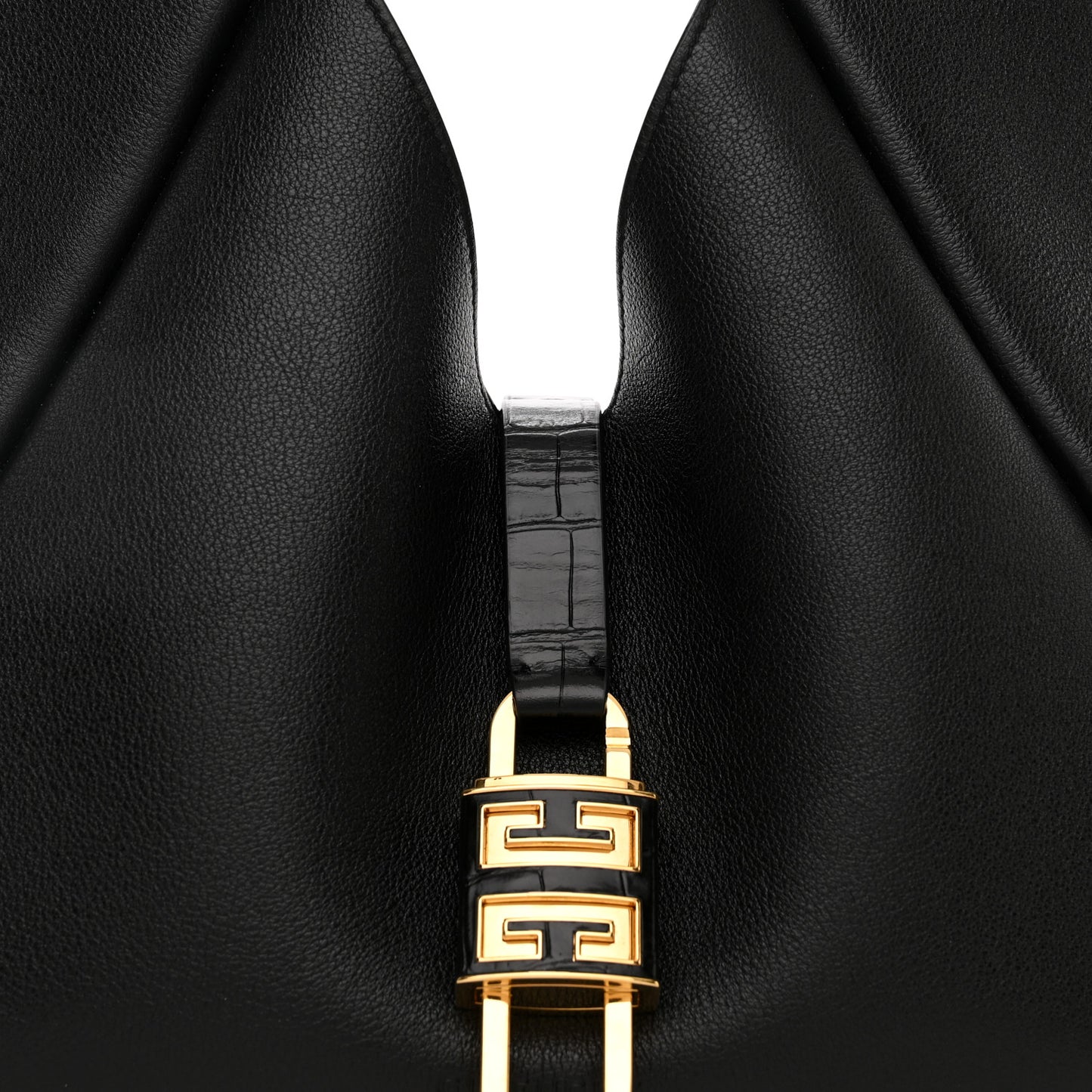 Calfskin Medium G-Lock Hobo Black