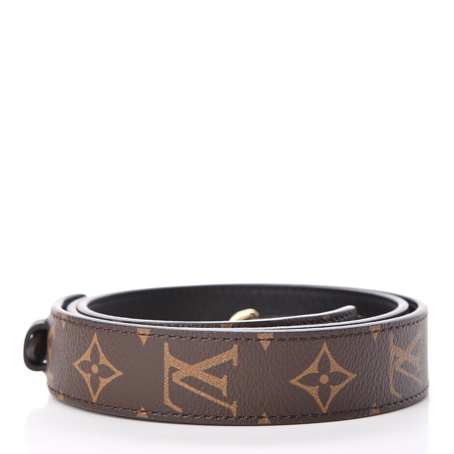 Louis Vuitton Monogram Bandouliere Shoulder Strap XL Black 2 of 6