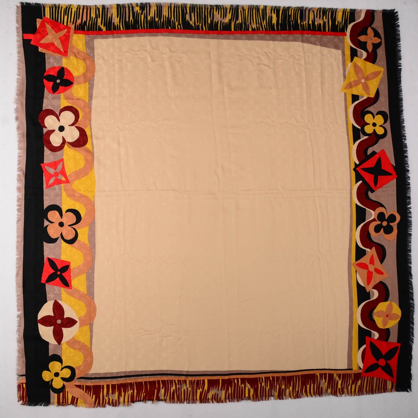 Wool Silk Jungle Fever Shawl