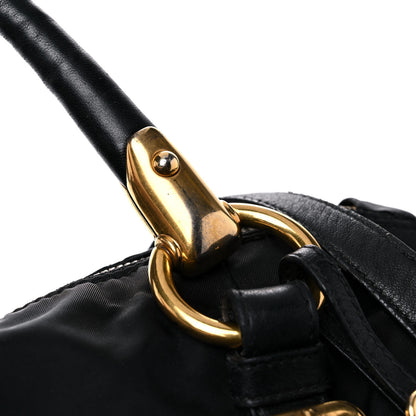 Prada Tessuto Nylon Saffiano Tote Black 21 of 25