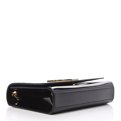 Saint Laurent Patent Small Monogram Kate Satchel Black 3 of 10