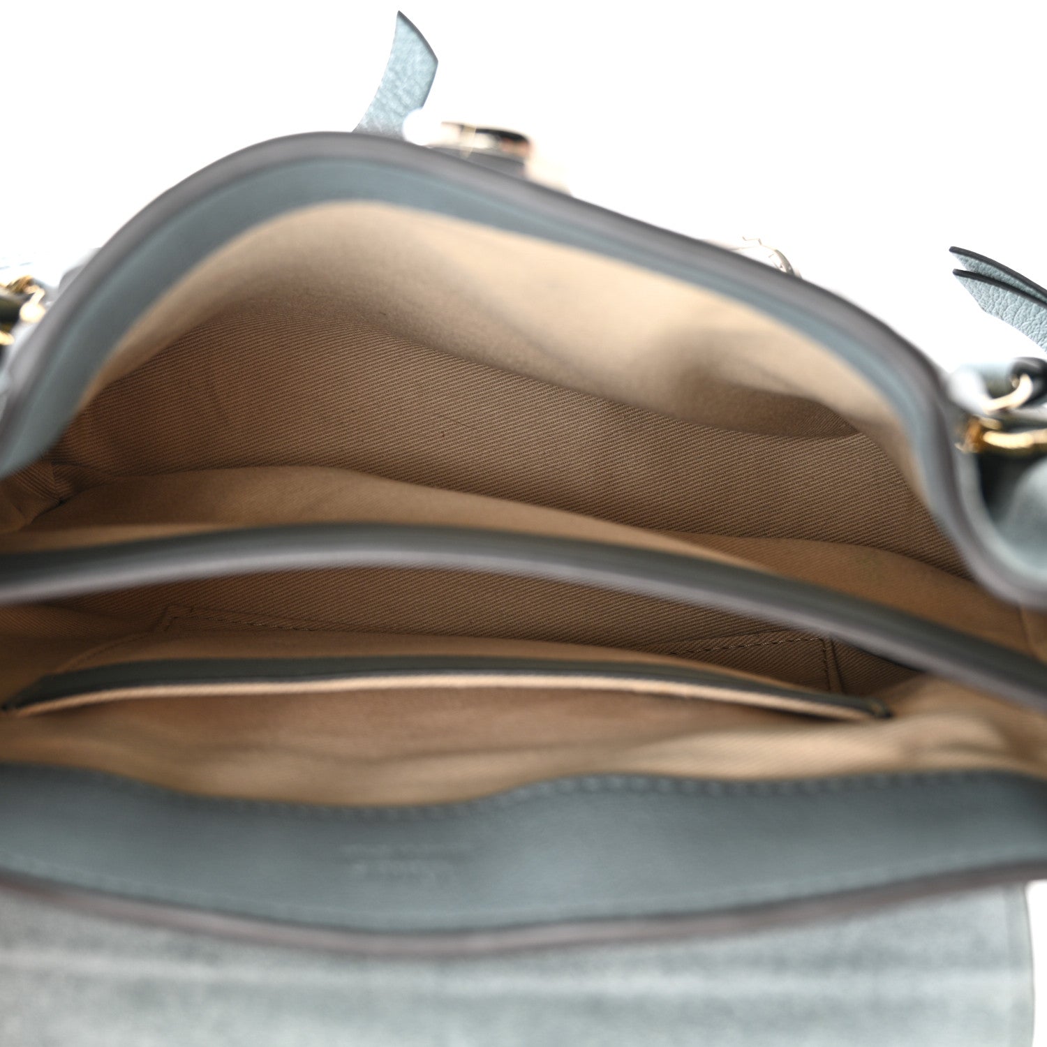 Chloe Calfskin Mini Faye Day Shoulder Bag Cloudy Blue 5 of 13