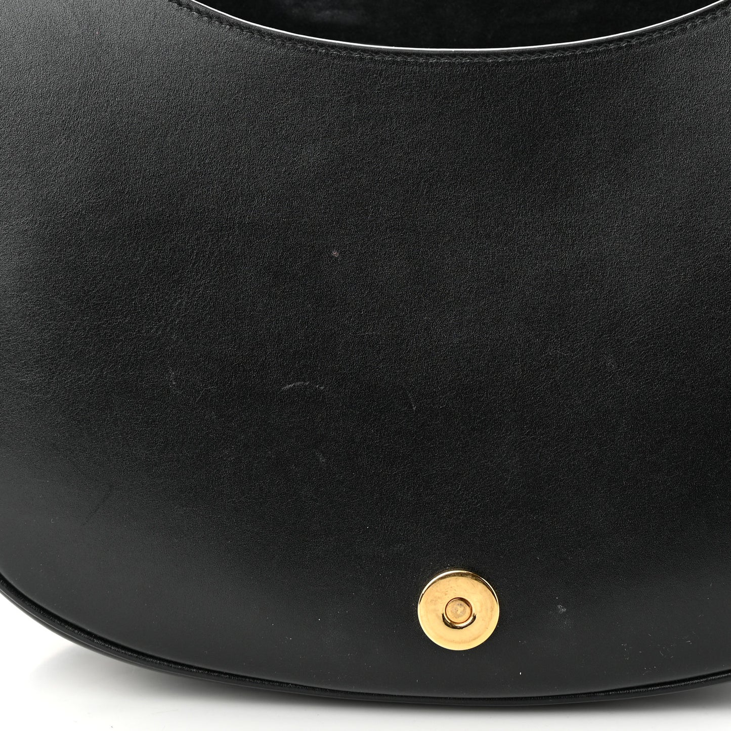 Box Calfskin Large Bobby Flap Black