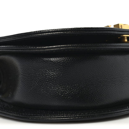 Chanel Caviar Quilted Small Boy Messenger Bag Black 9 of 11