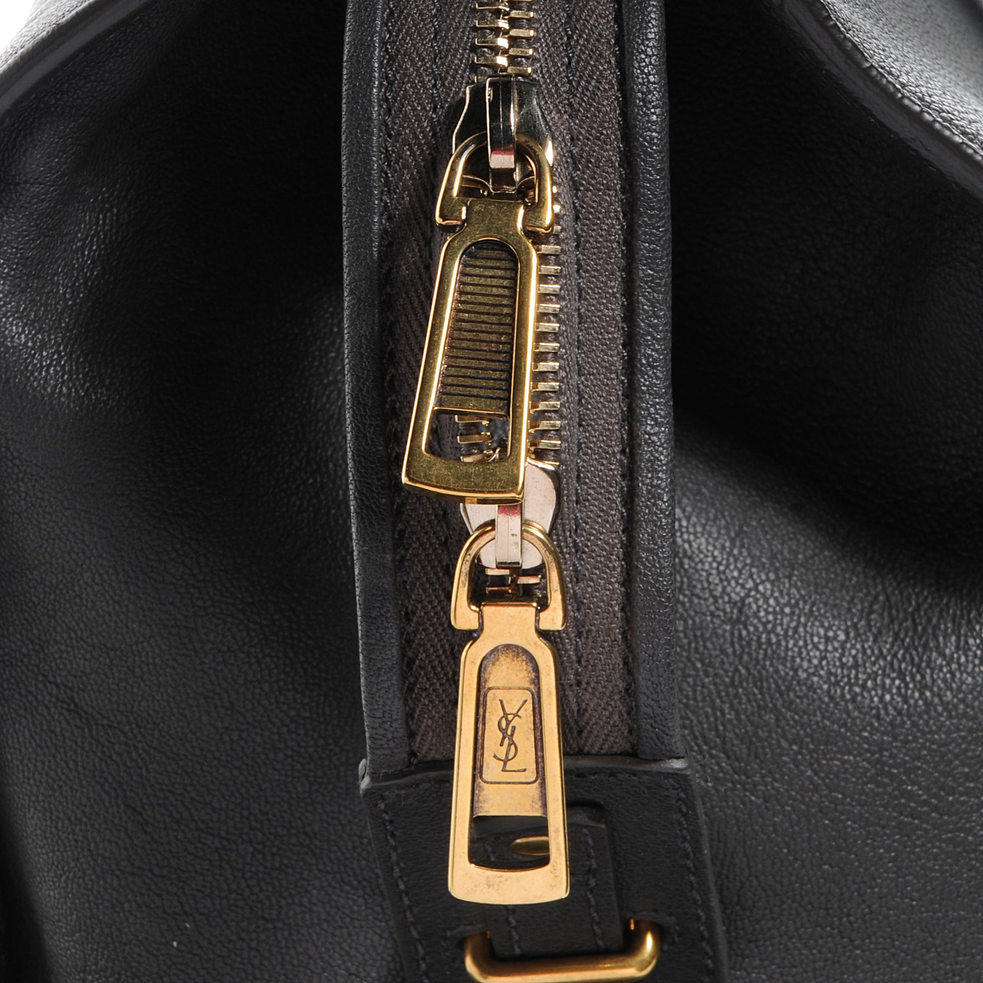 Saint Laurent Leather Large Cabas Chyc Grey 9 of 9