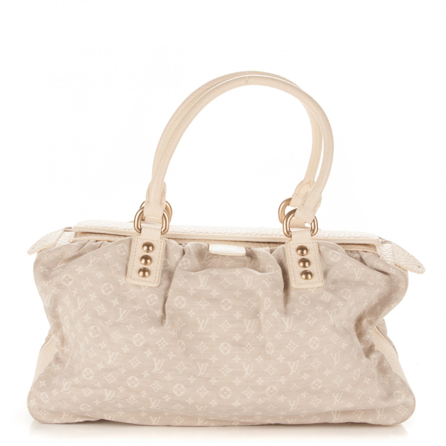 Louis Vuitton Mini Lin Trapeze GM Beige 1 of 9