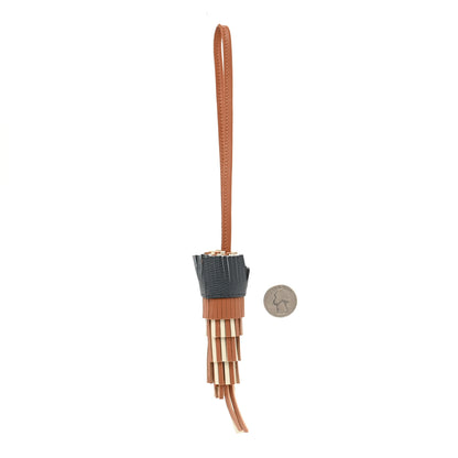 Hermes Milo Lambskin Epsom Chouette Bag Charm Gold Craie Misty White 2 of 4