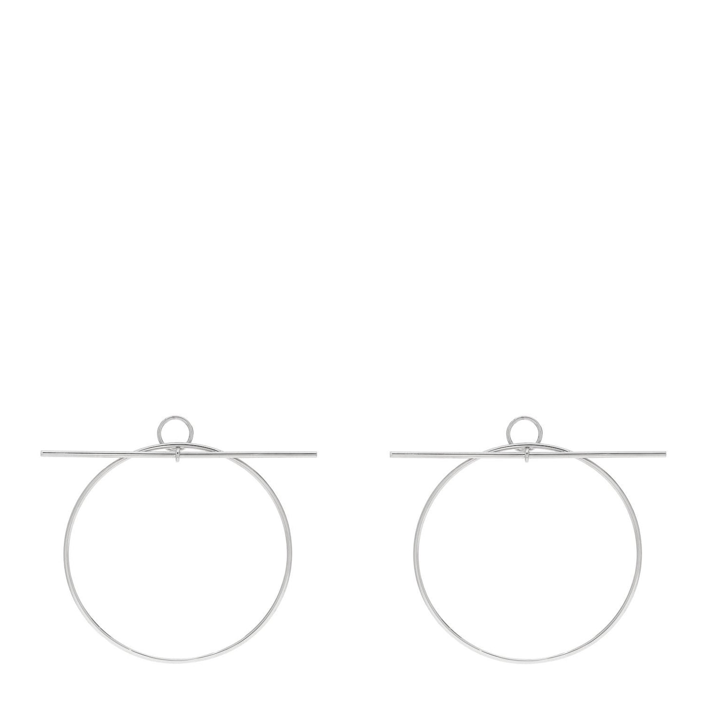 Sterling Silver TGM Loop Earrings