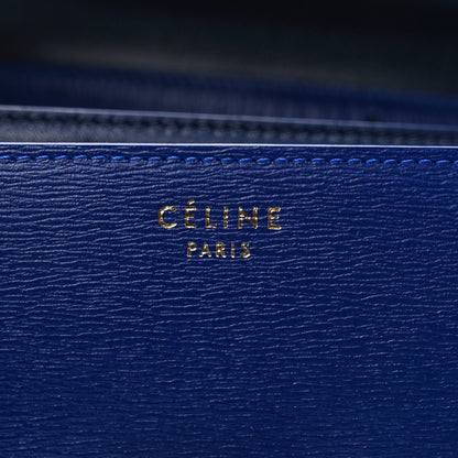 Celine Liege Calfskin Medium Classic Box Flap Bag Indigo 6 of 9