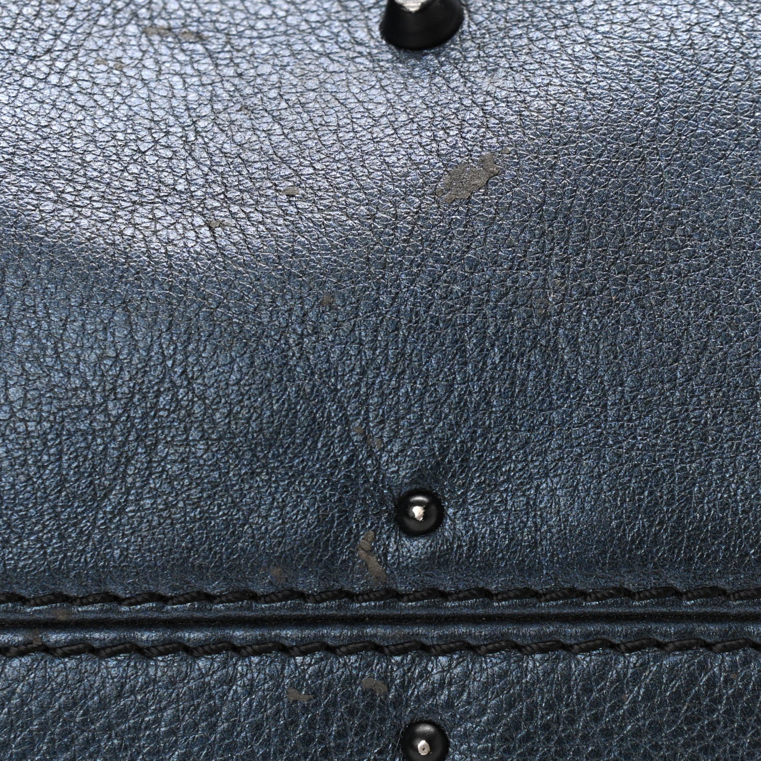 Chloe Metallic Calfskin Medium Paddington Satchel Blue 11 of 12