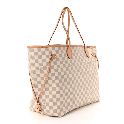 Louis Vuitton Damier Azur Neo Neverfull GM Rose Ballerine 4 of 13