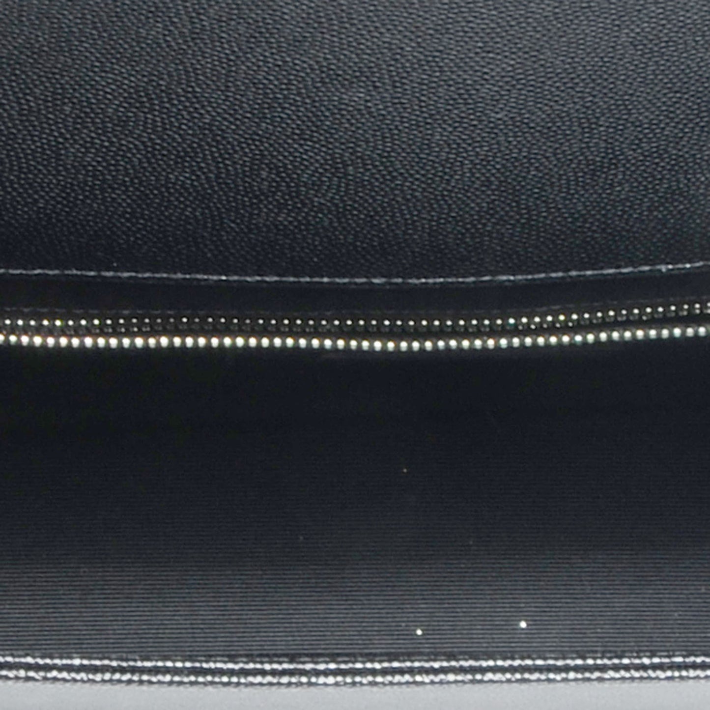 Grain de Poudre Matelasse Studded Large Monogram Satchel Black