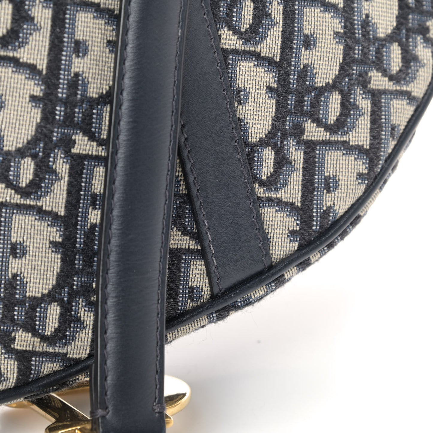 Oblique Mini Saddle Bag Blue