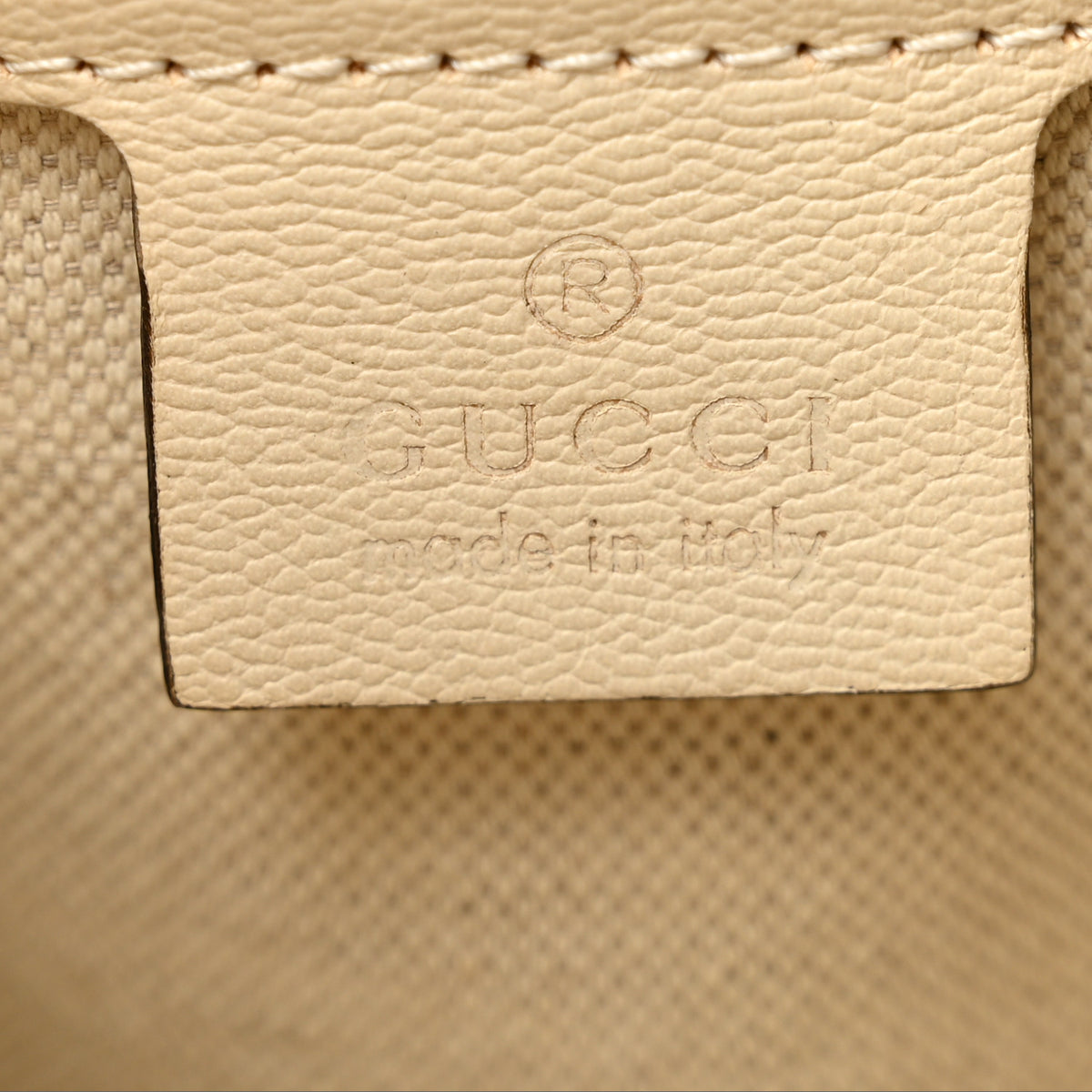 Gucci Monogram Calfskin Large Horsebit 1955 Tote Bag Beige Mystic White 6 of 12