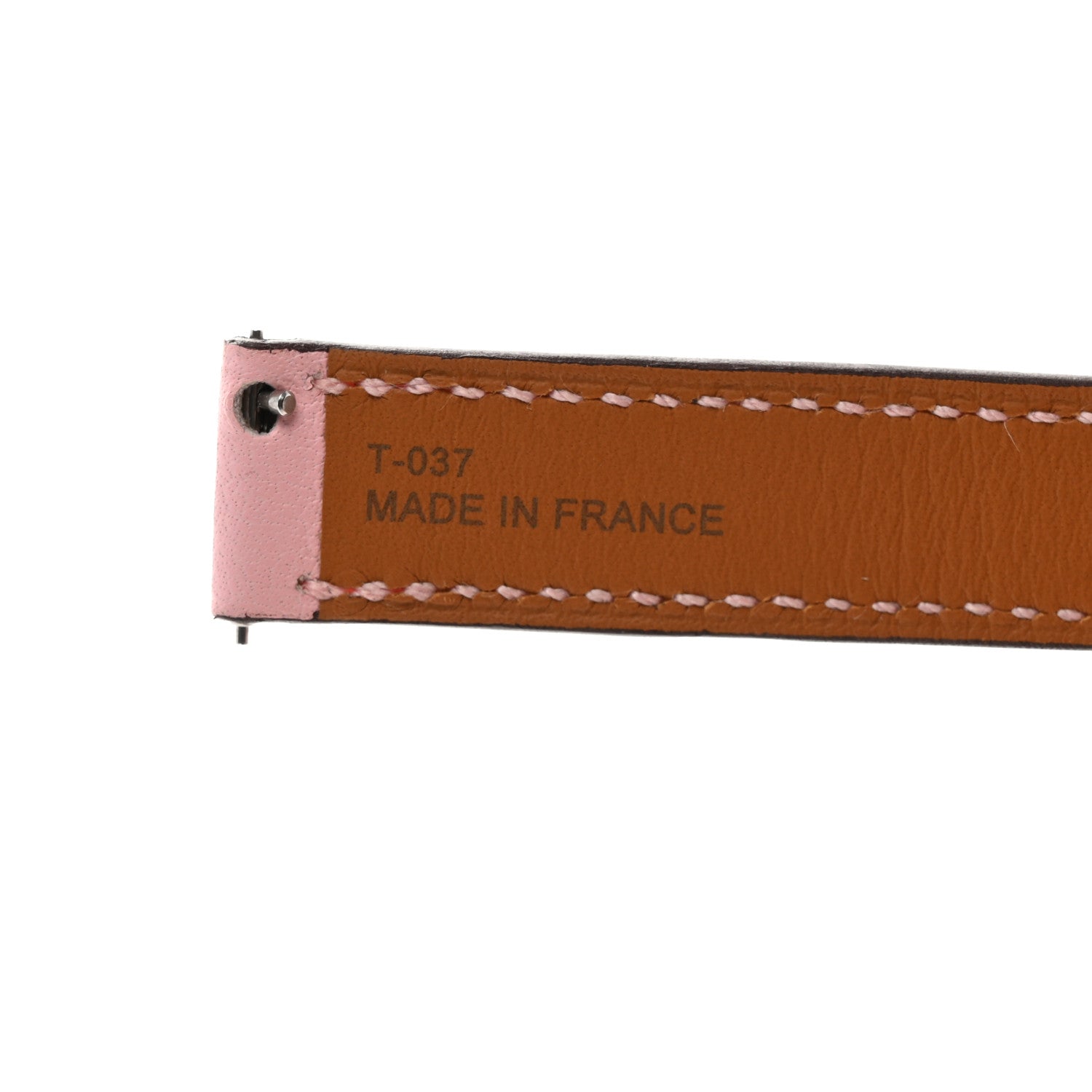 Hermes Swift Mini Heure H Double Tour Watch Strap Rose Sakura 4 of 5