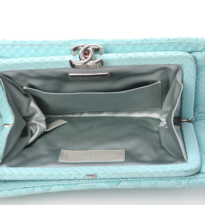 Chanel Python Timeless Clutch Blue 5 of 15