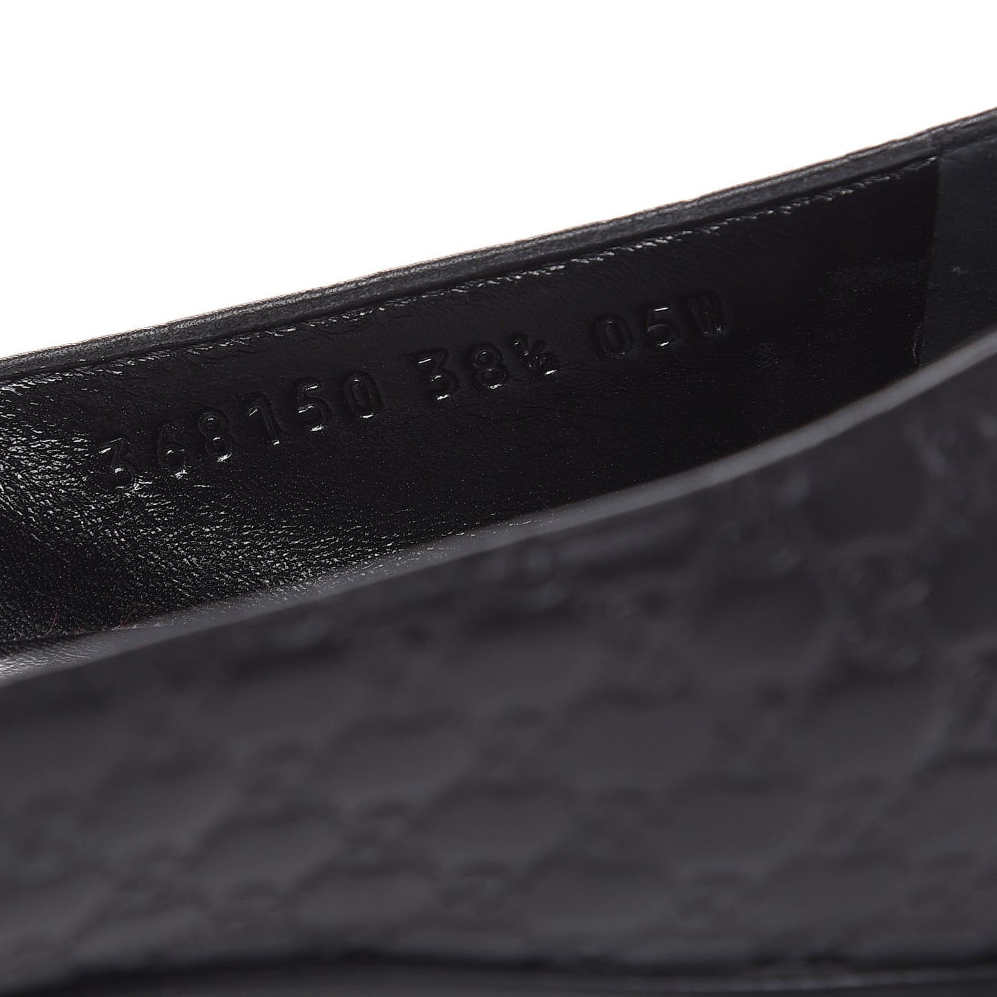Microguccissima Flats 38.5 Black