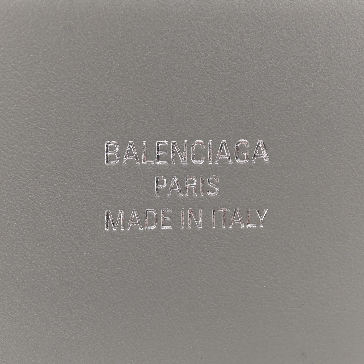 Smooth Calfskin Mini Hampton Carry All Bag Grey