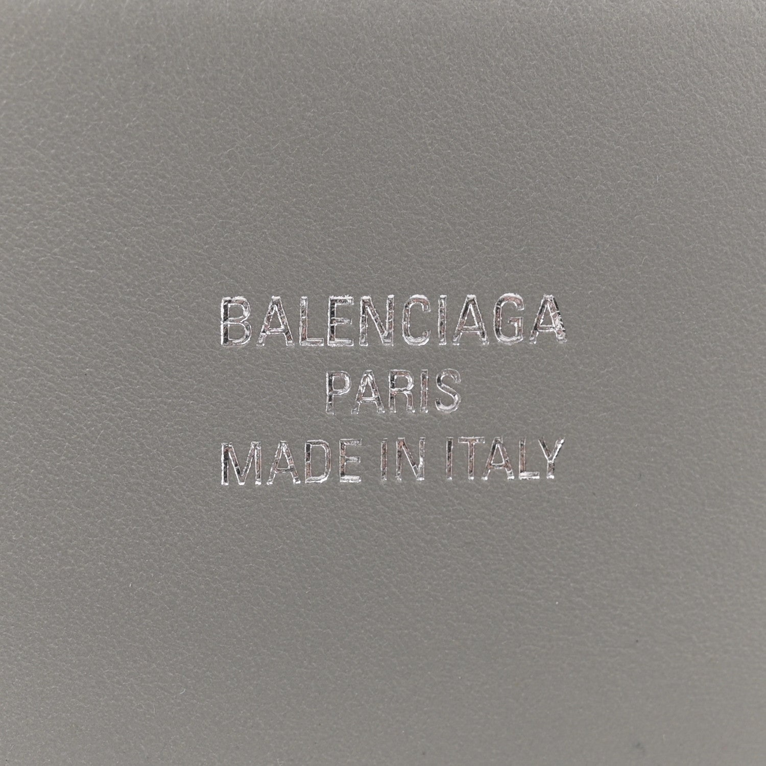 Balenciaga Smooth Calfskin Mini Hampton Carry All Bag Grey 6 of 10