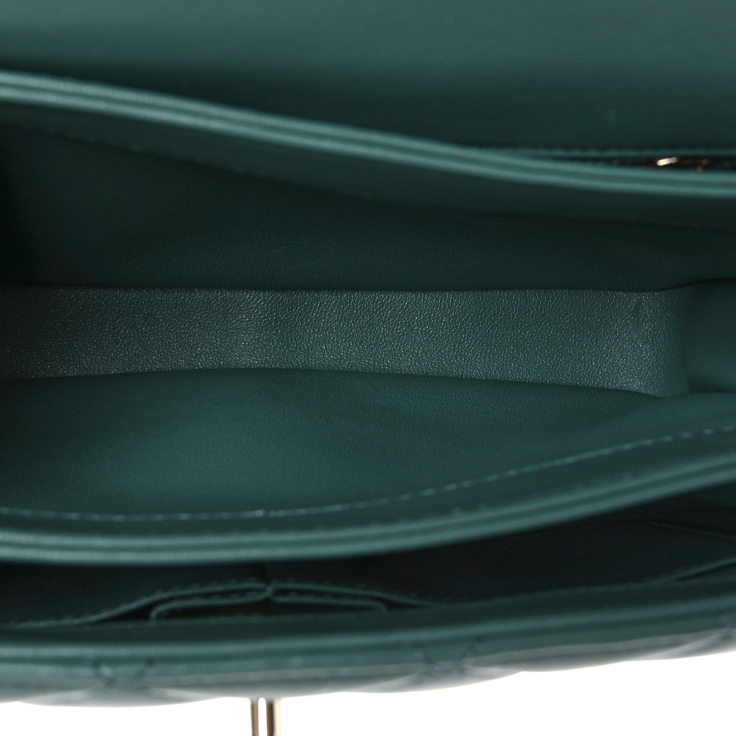 Chanel Lambskin Quilted Small Trendy CC Flap Dual Handle Bag Green 5 of 10