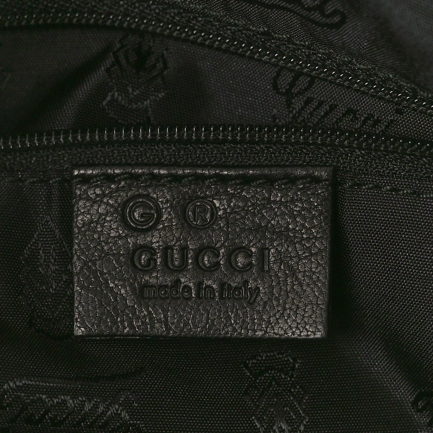 Gucci Guccissima Large Full Moon Tote Black 6 of 11