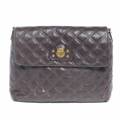 Marc Jacobs Leather Quilted The XL Single Shoulder Bag Dark Grey 1 of 7