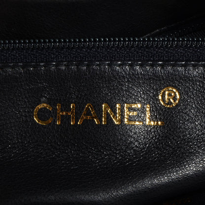 Chanel Lambskin Quilted Shoulder Bag Black 7 of 9