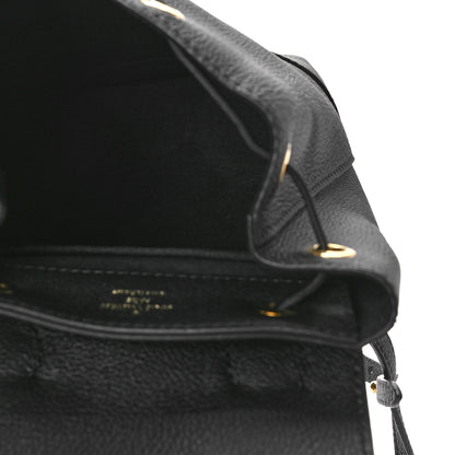 Louis Vuitton Calfskin Lockme Mini Backpack Black 4 of 7
