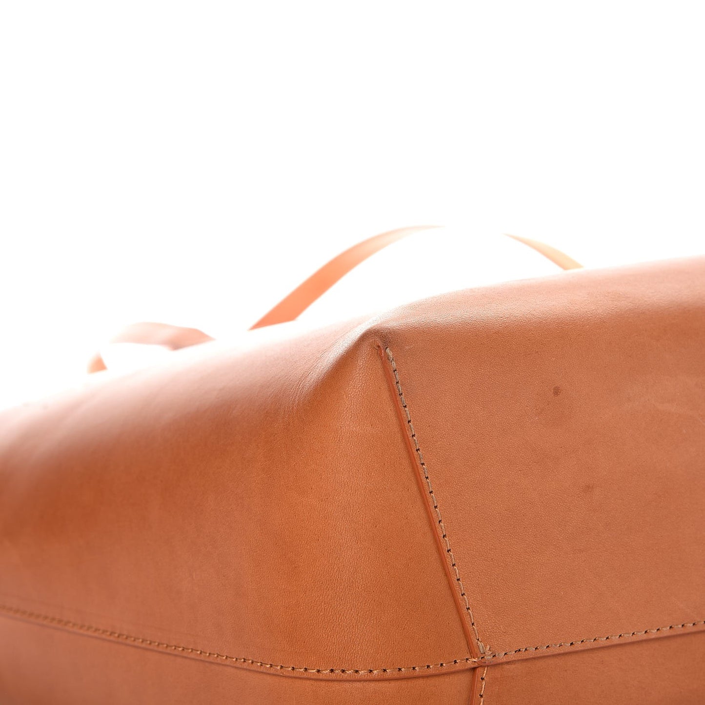 Calfskin Large Shopping Tote Cammello Rosa