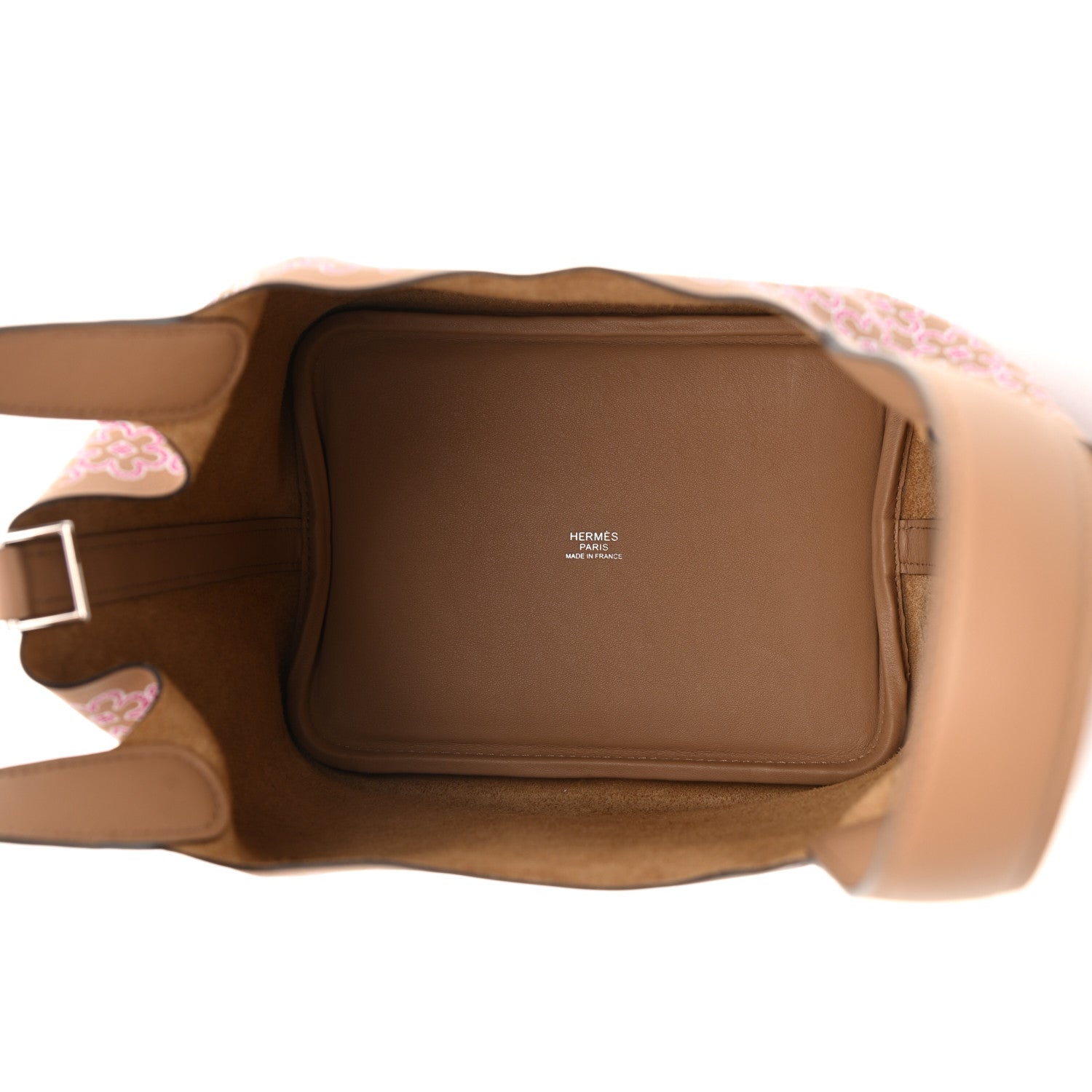 Hermes Swift Lucky Daisy Picotin Lock 18 PM Chai Rose White 5 of 9