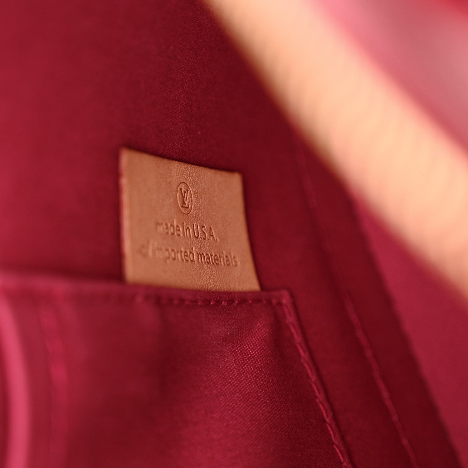 Louis Vuitton Vernis Alma BB Rose Indien 8 of 14