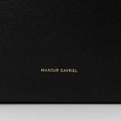Mansur Gavriel Supple Calfskin Everyday Soft Tote Black 8 of 11
