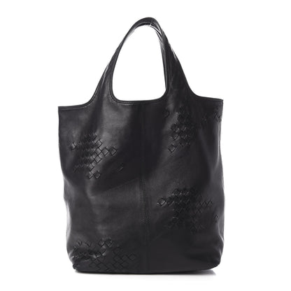 Bottega Veneta Nappa Intrecciato Perforated Regent Tote Black 1 of 12