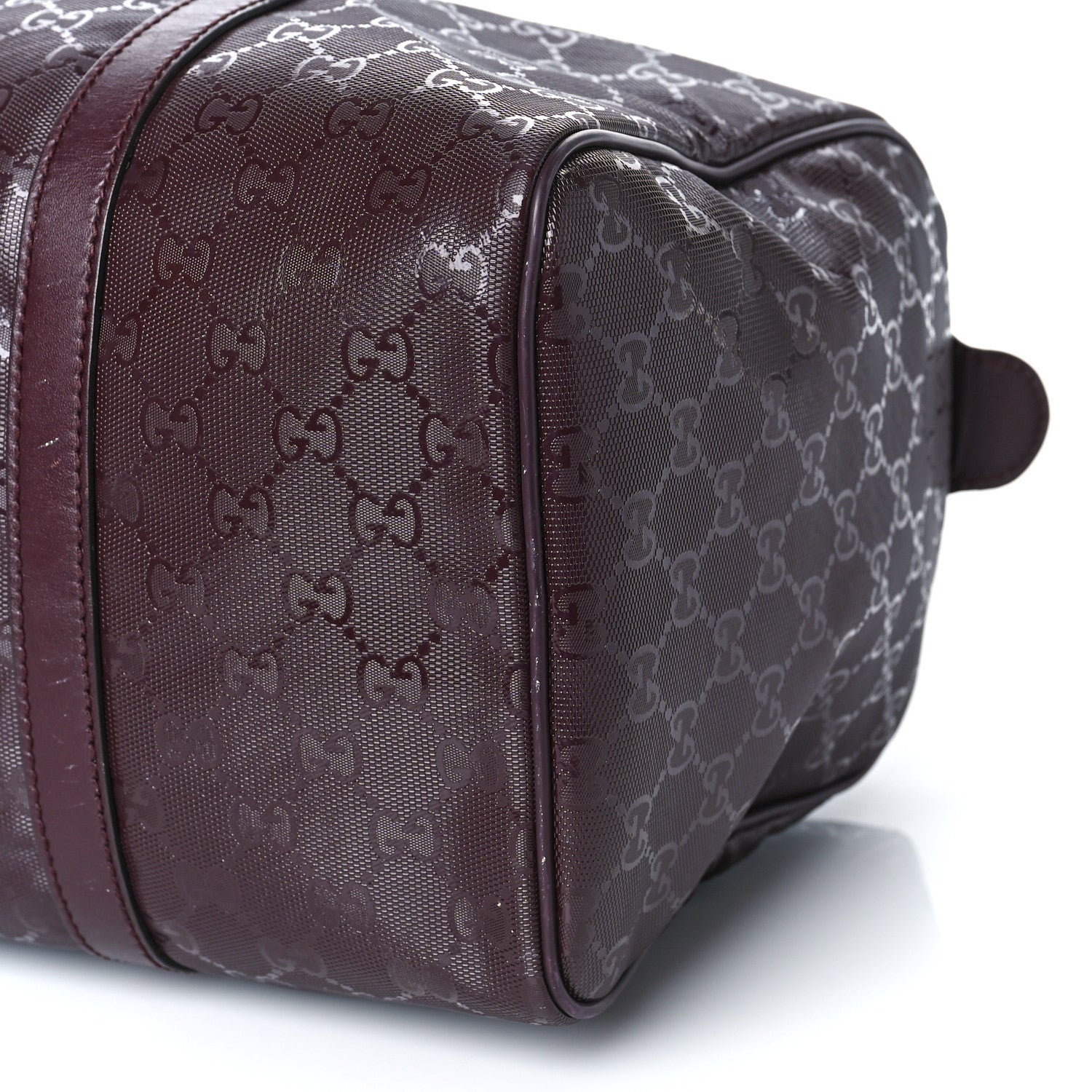 Gucci Imprime Monogram Medium Joy Boston Bordeaux 9 of 10