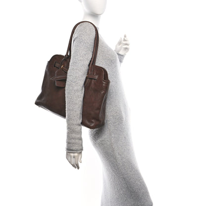 Miu Miu Nappa Medium Aventure Bag Radica 2 of 9