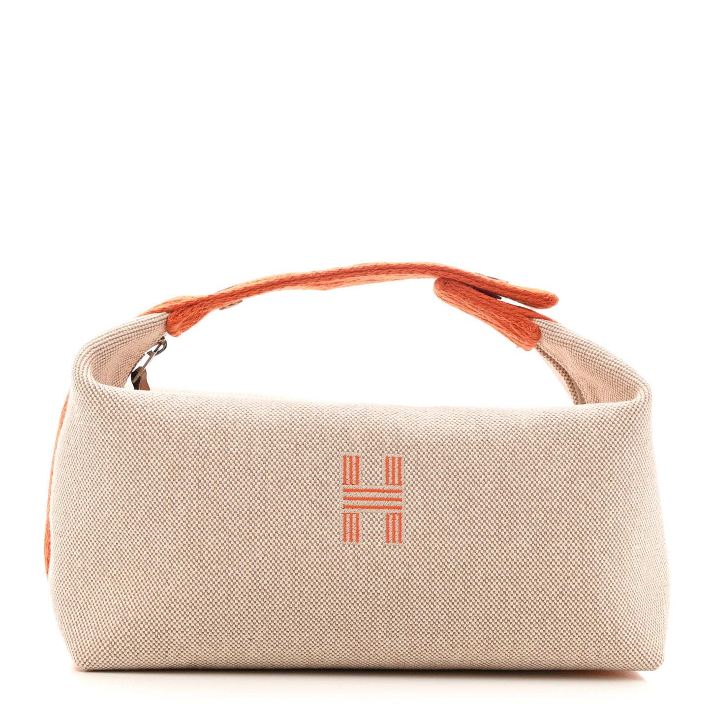 Canvas Small Bride-A-Brac Pouch Natural Orange